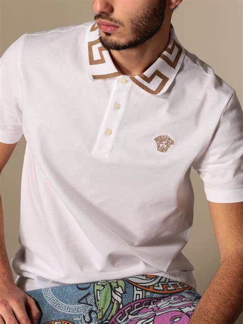 versace white polo shirt|Versace look alike shirts.